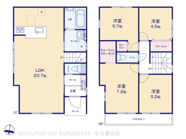 名古屋市中村区横井２丁目の新築一戸建