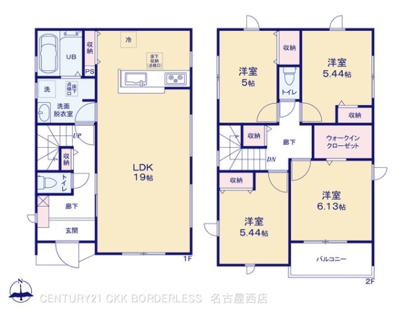 名古屋市中川区新家１丁目の新築一戸建