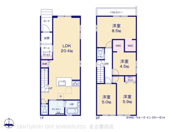 名古屋市港区宝神４丁目の新築一戸建