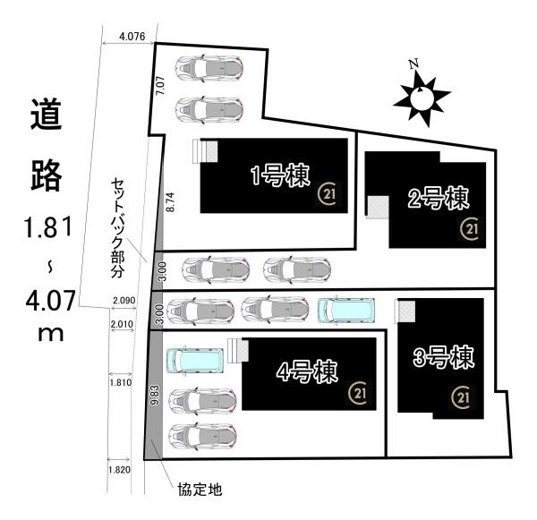 愛西市大井町第2期　4号棟