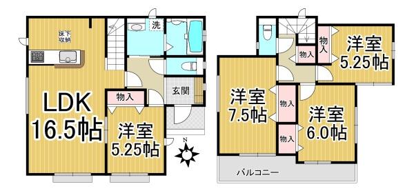 愛西市西保町2期1号棟