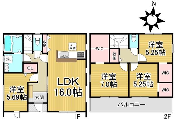 津島市江東町三丁目1号棟