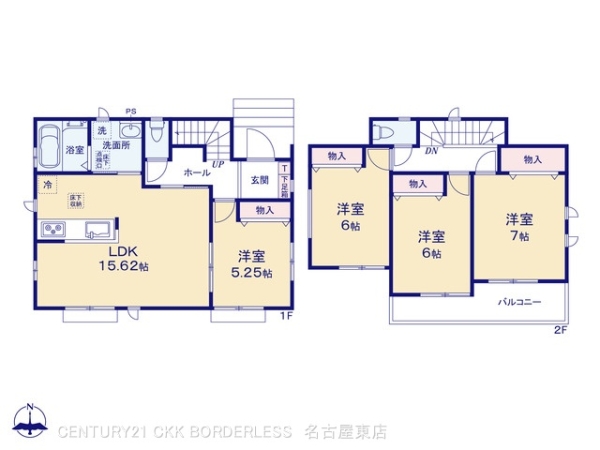 北名古屋市熊之庄牛流3番A号棟