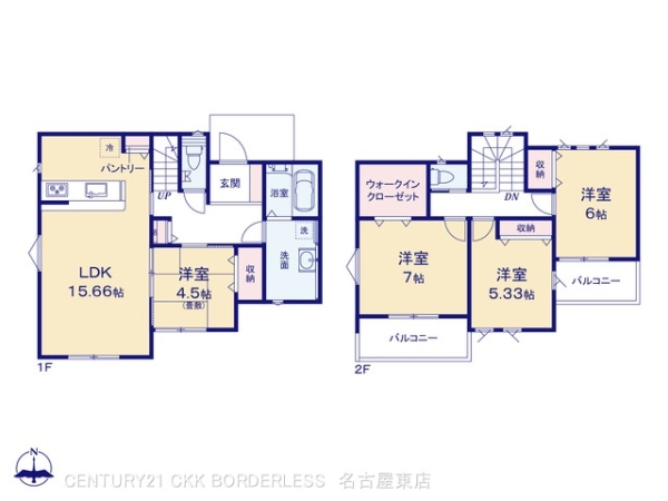 清須市西枇杷島町北二ツ杁1号棟