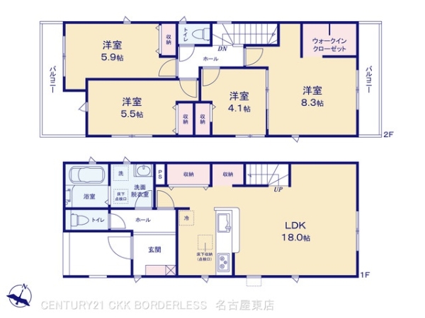 清須市鍋片２丁目の新築一戸建