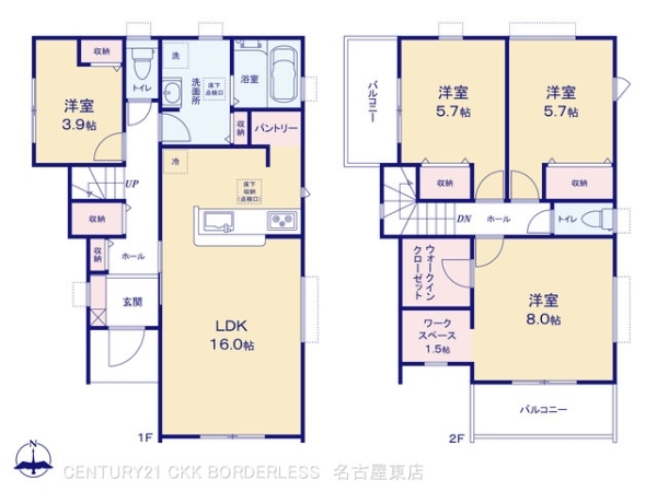 犬山市富岡新町５丁目の新築一戸建