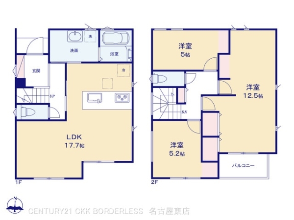 名古屋市北区東味鋺３丁目の新築一戸建