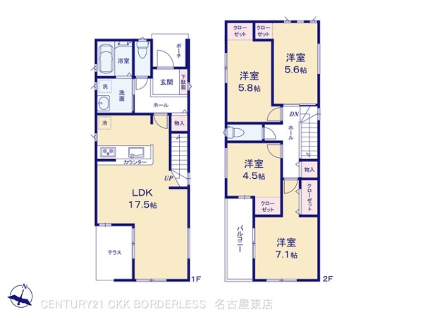 春日井市林島町４丁目の新築一戸建