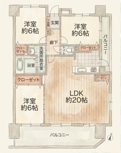 宝マンション小幡苗代
