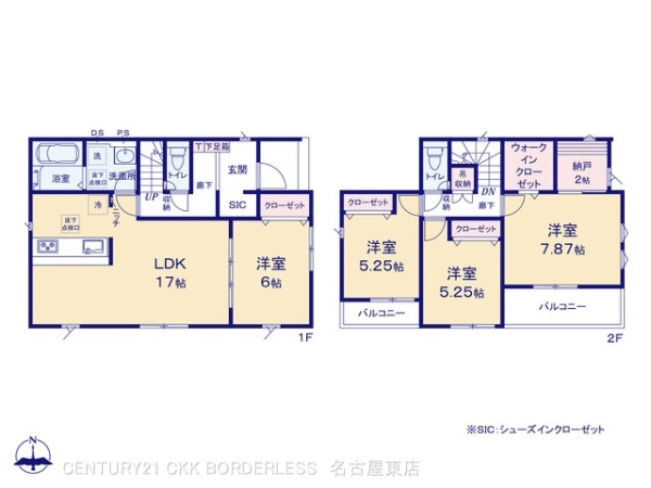 北名古屋市高田寺東の川の新築一戸建