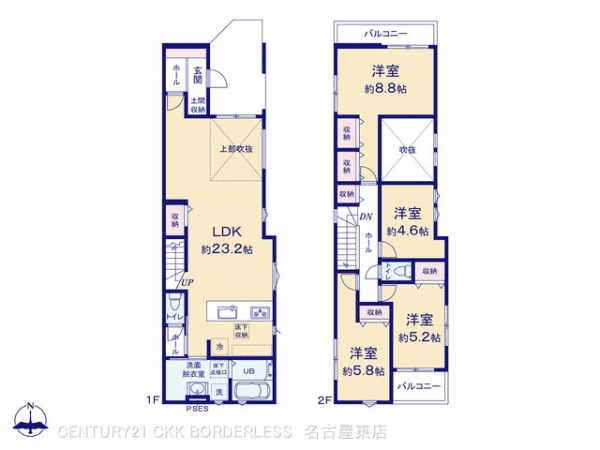 名古屋市西区上堀越町２丁目の新築一戸建