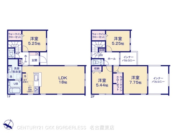名古屋市守山区大字上志段味字東谷の新築一戸建