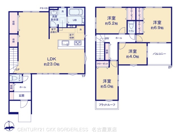 北名古屋市六ツ師大替口の新築一戸建