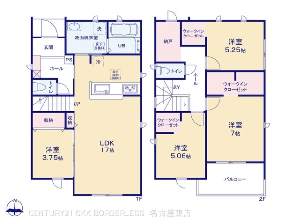 名古屋市北区楠３丁目の新築一戸建