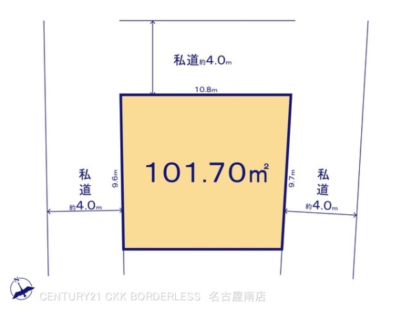 名古屋市昭和区北山町１丁目の売土地