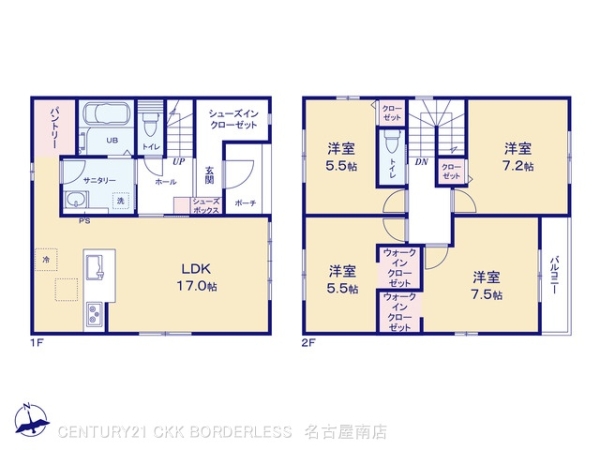 名古屋市昭和区折戸町６丁目の新築一戸建