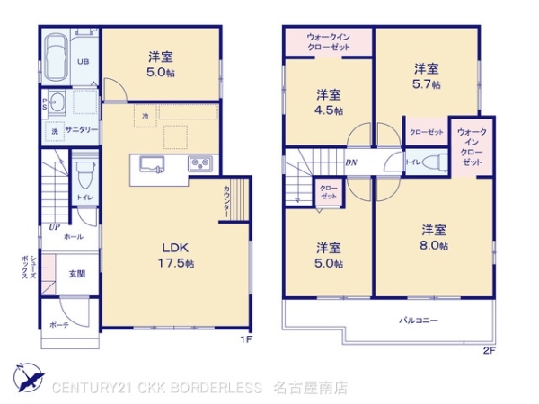 名古屋市緑区鳴丘２丁目の新築一戸建