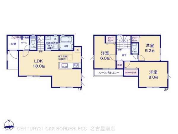 名古屋市天白区一つ山１丁目の新築一戸建