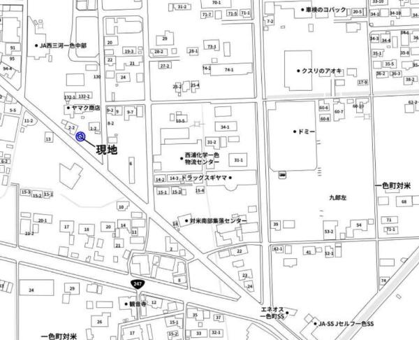西尾市一色町対米九郎左の土地