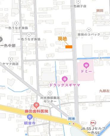 西尾市一色町対米船原の売土地