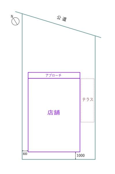 一色町赤羽東乾地　土地付中古店舗