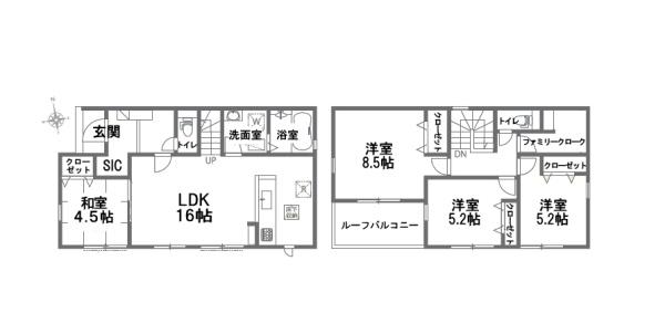 西尾市一色町松木島自分山の新築一戸建