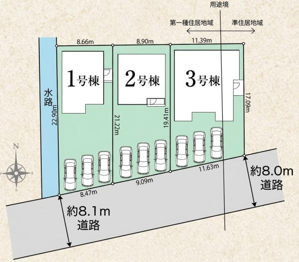 西尾市一色町対米01期1号棟