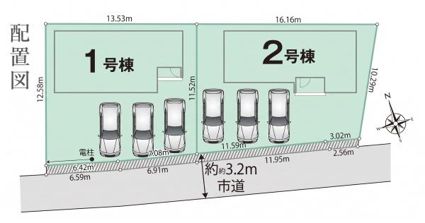 西尾市巨海町01期全2棟　1号棟