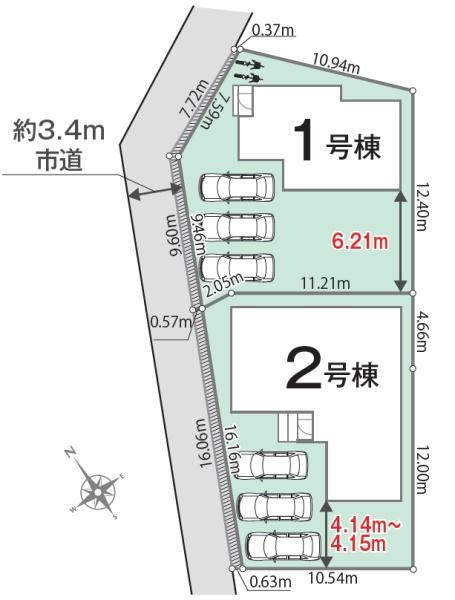 西尾市宮町01期全2棟　2号棟