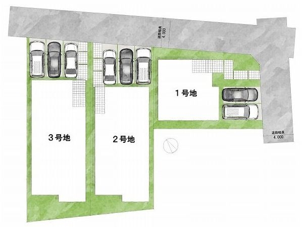 姫路市飾磨区阿成渡場　新築一戸建て　全３区画　3号棟