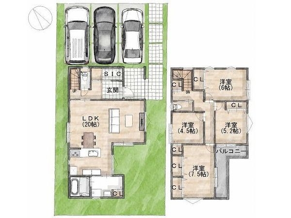姫路市広畑区小坂　新築一戸建て　全1区画