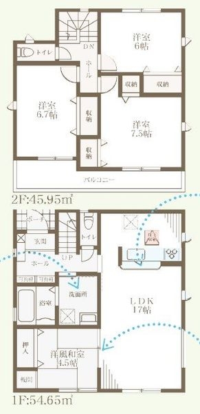 姫路市大津区長松 新築一戸建て 4期 1号棟