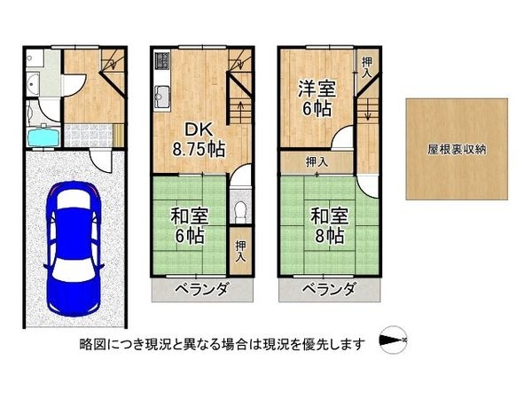 東大阪市北石切町　中古一戸建て