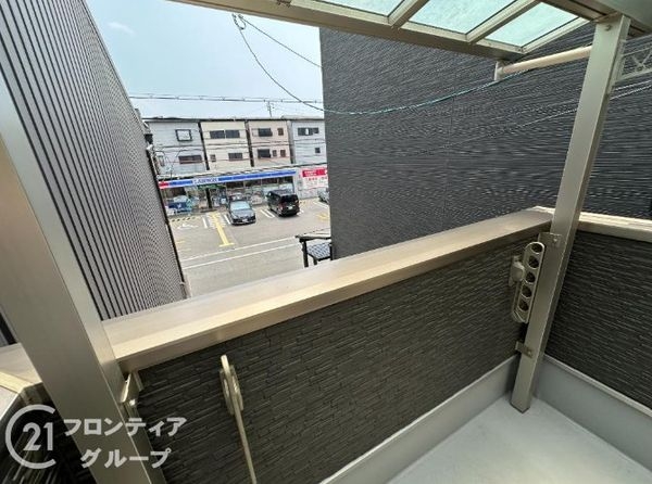 大阪市平野区瓜破3丁目の中古一戸建て(バルコニー)