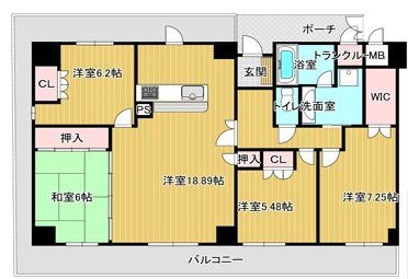 クレール八戸ノ里ソレイユ　中古マンション