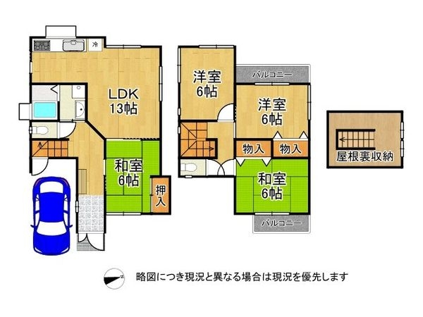 八尾市上尾町３丁目の中古一戸建て