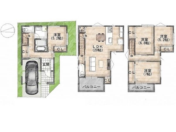 FrontierGardens 東大阪市日下町3丁目 新…