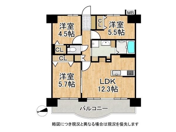 パレス八尾山本　中古マンション