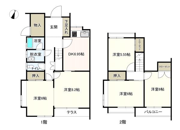 廿日市市阿品台北の中古一戸建て