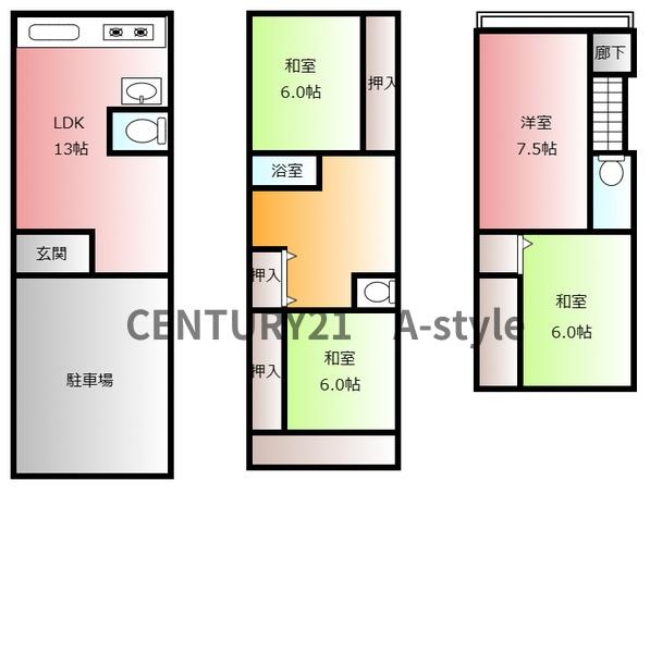 大阪市東成区大今里西３丁目の中古一戸建