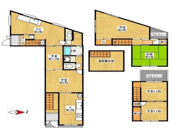 大阪市北区浮田１丁目の中古一戸建