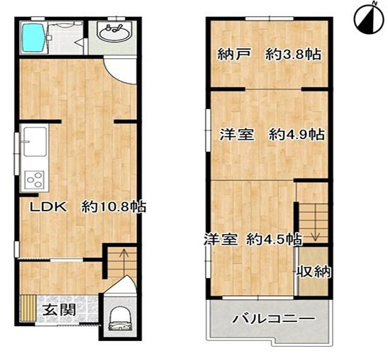 大阪市城東区新喜多２丁目の中古一戸建