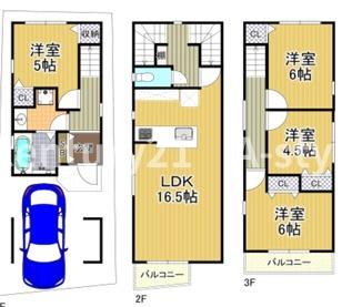 大阪市淀川区三津屋北２丁目の土地