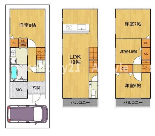 大阪市旭区新森１丁目の土地