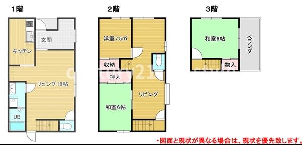 大阪市東淀川区上新庄３丁目の中古一戸建