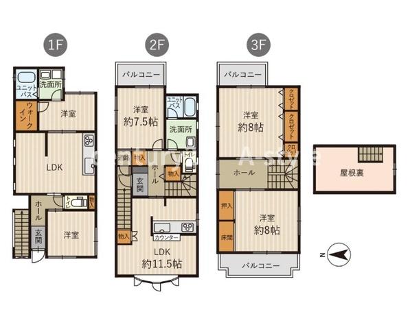 大阪市阿倍野区王子町４丁目の中古一戸建て
