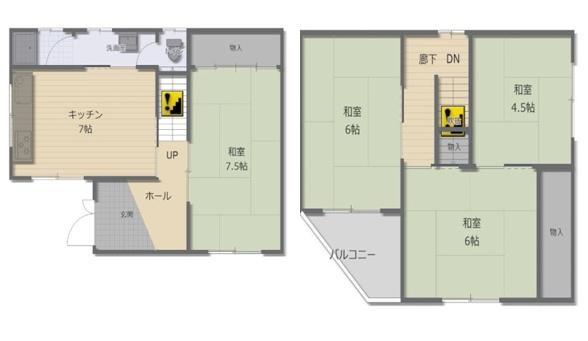 大阪市西淀川区中島１丁目の中古一戸建て