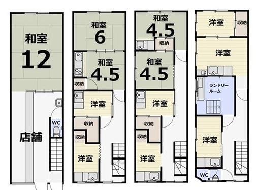 大阪市中央区高津３丁目の中古一戸建て