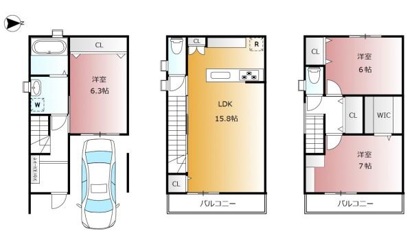 大阪市生野区巽南１丁目の新築一戸建