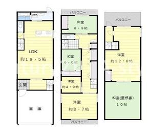 大阪市住之江区東加賀屋４丁目の中古一戸建て